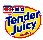 Tender Juicy Hotdogs logo